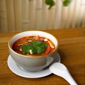 Tom Yum Soup with Mushrooms 