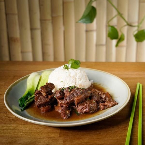 Beef Flank with Rice